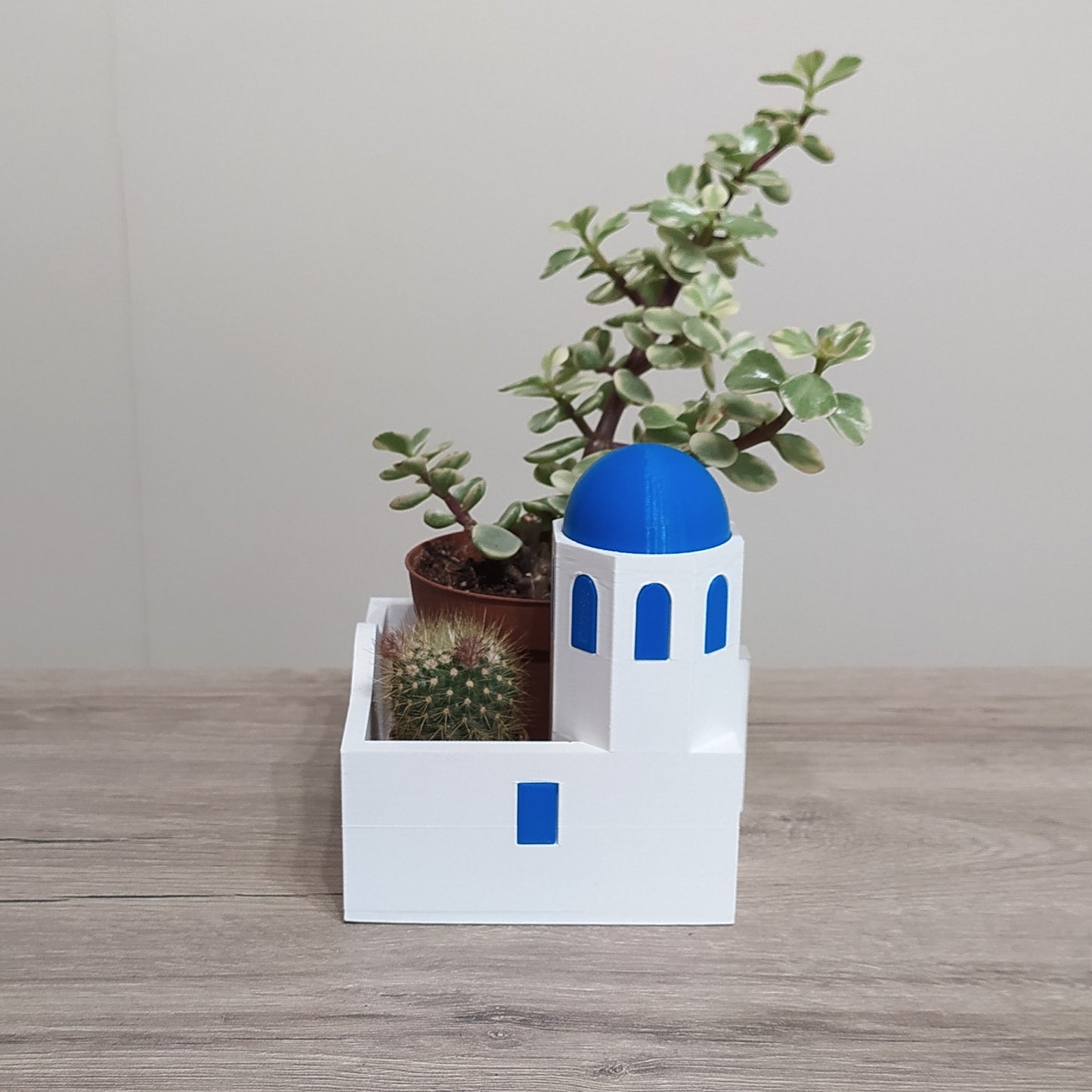 The Aegean Chapel Courtyard Planter - 3D Printed Greek Decor