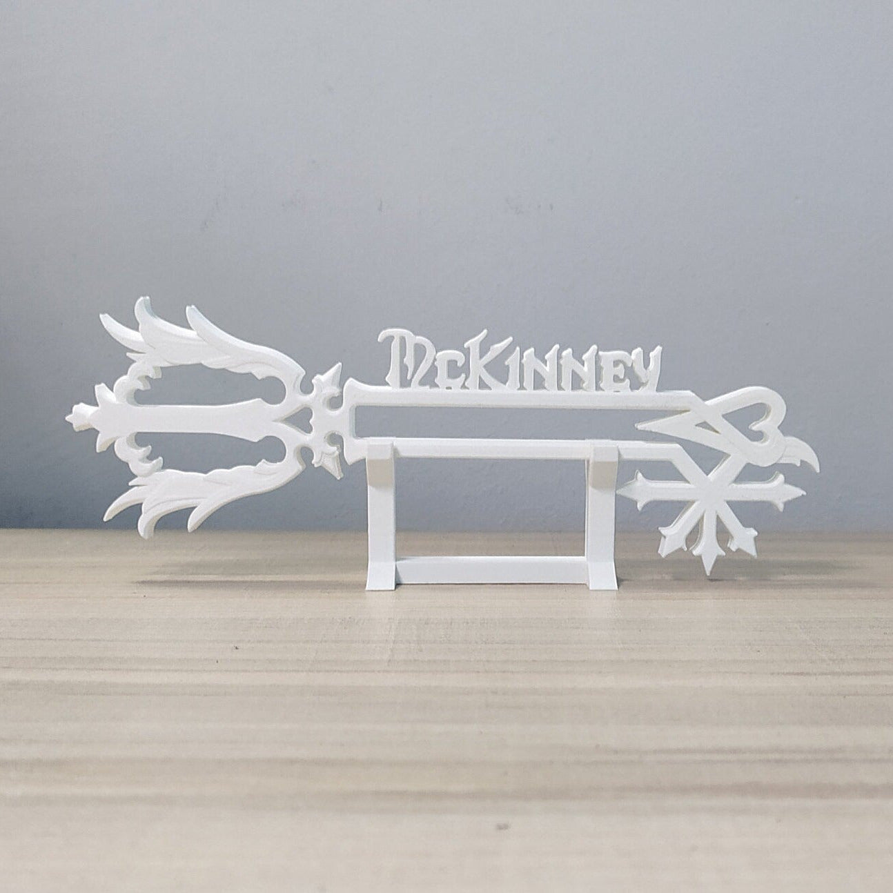 Personalized Oathkeeper Keyblade with Custom Name | Kingdom Hearts Inspired