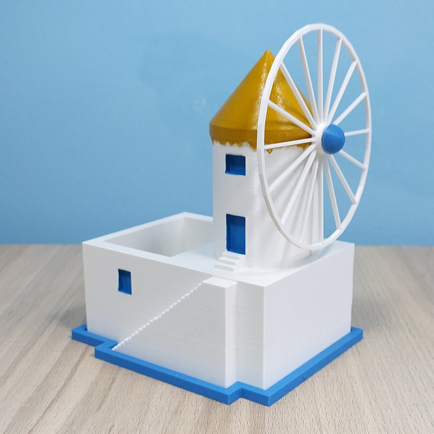 Mykonos Windmill Planter | Greek Planter