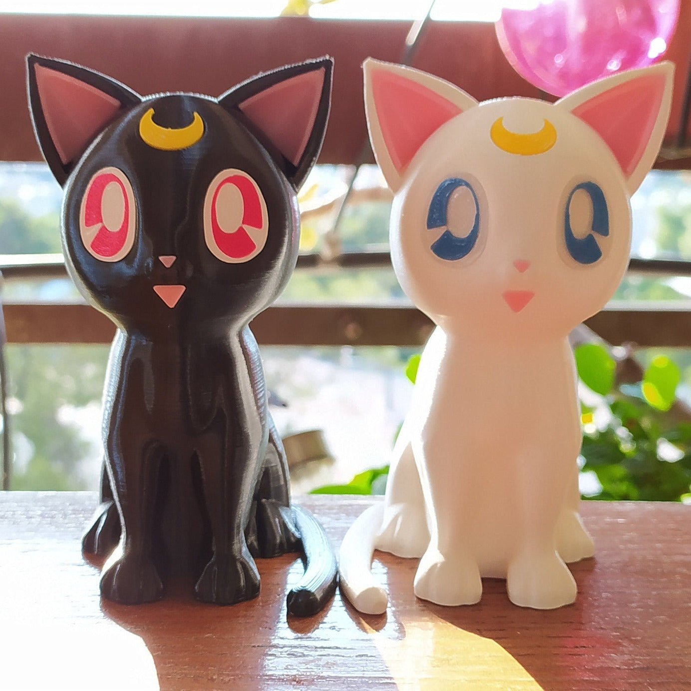 Sailor Moon Cat | Luna and Artemis Figurines