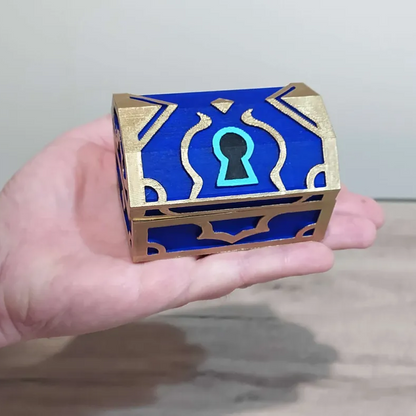 KH 101 Chest Hand Painted Proposal Box Kingdom hearts inspired chest