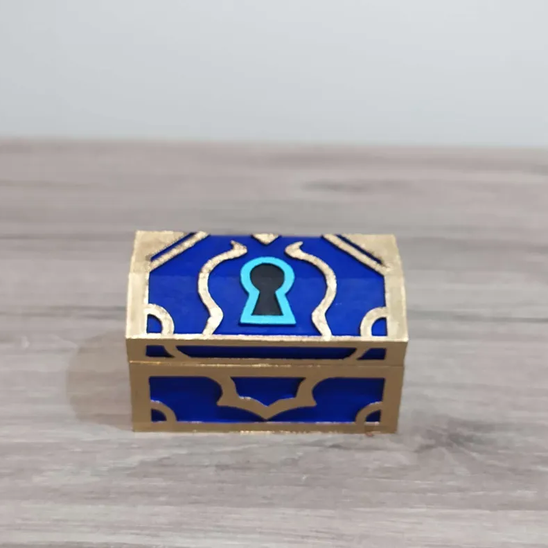KH 101 Chest Hand Painted Proposal Box Kingdom hearts inspired chest
