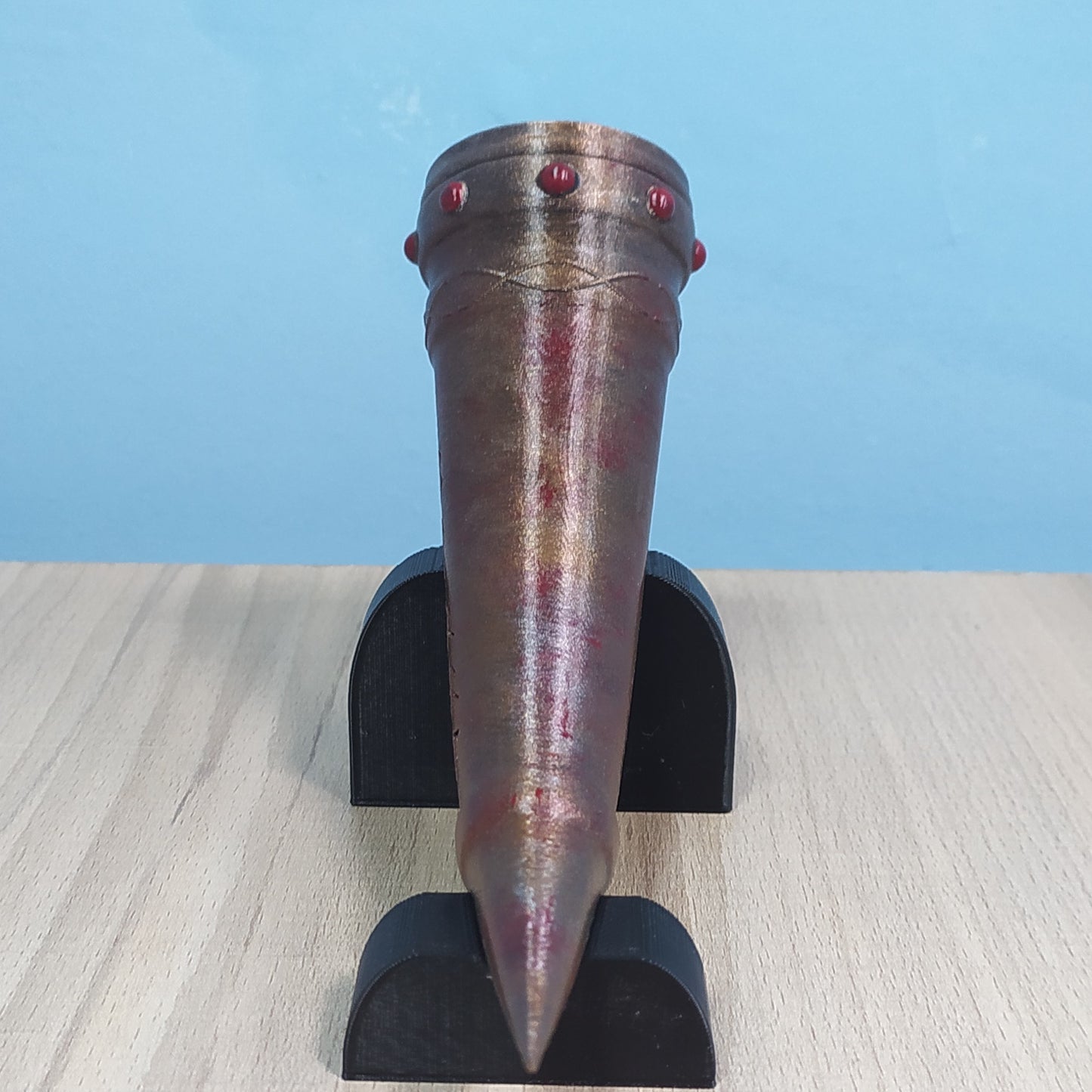 Bloodmead Horn Prop Replica – God of War Inspired Custom Hand Painted 3D Print