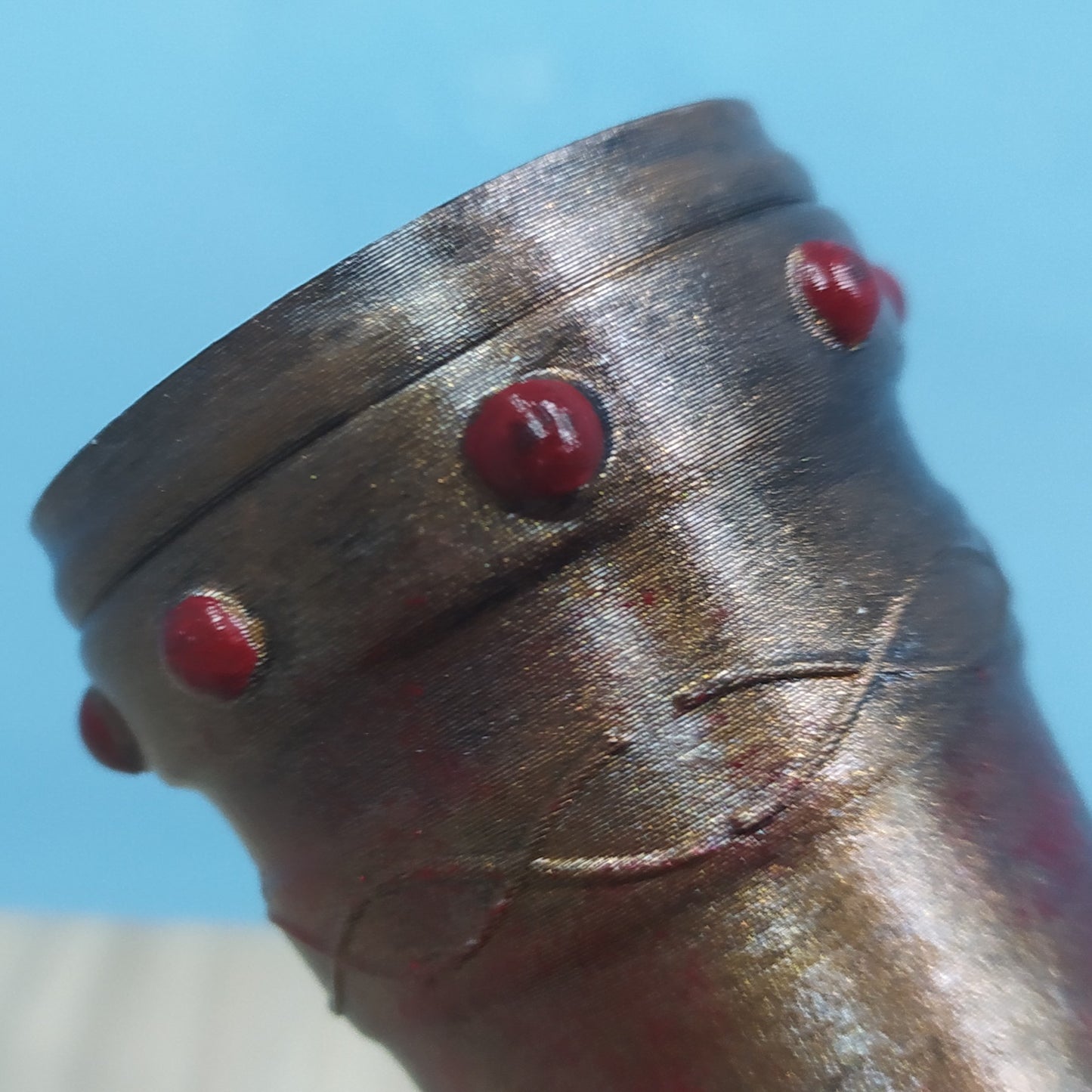 Bloodmead Horn Prop Replica – God of War Inspired Custom Hand Painted 3D Print