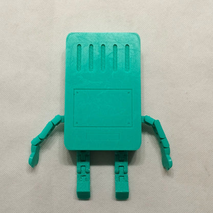 BMO Articulated Figurine - 3D Printed Flexi Robot, Retro Gamer Fidget Toy