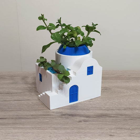 The Vista Dome - Convertible Planter - 3D Printed Greek Decor