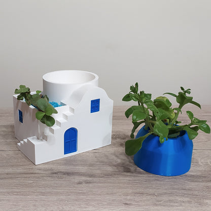 The Vista Dome - Convertible Planter - 3D Printed Greek Decor