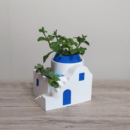 The Vista Dome - Convertible Planter - 3D Printed Greek Decor