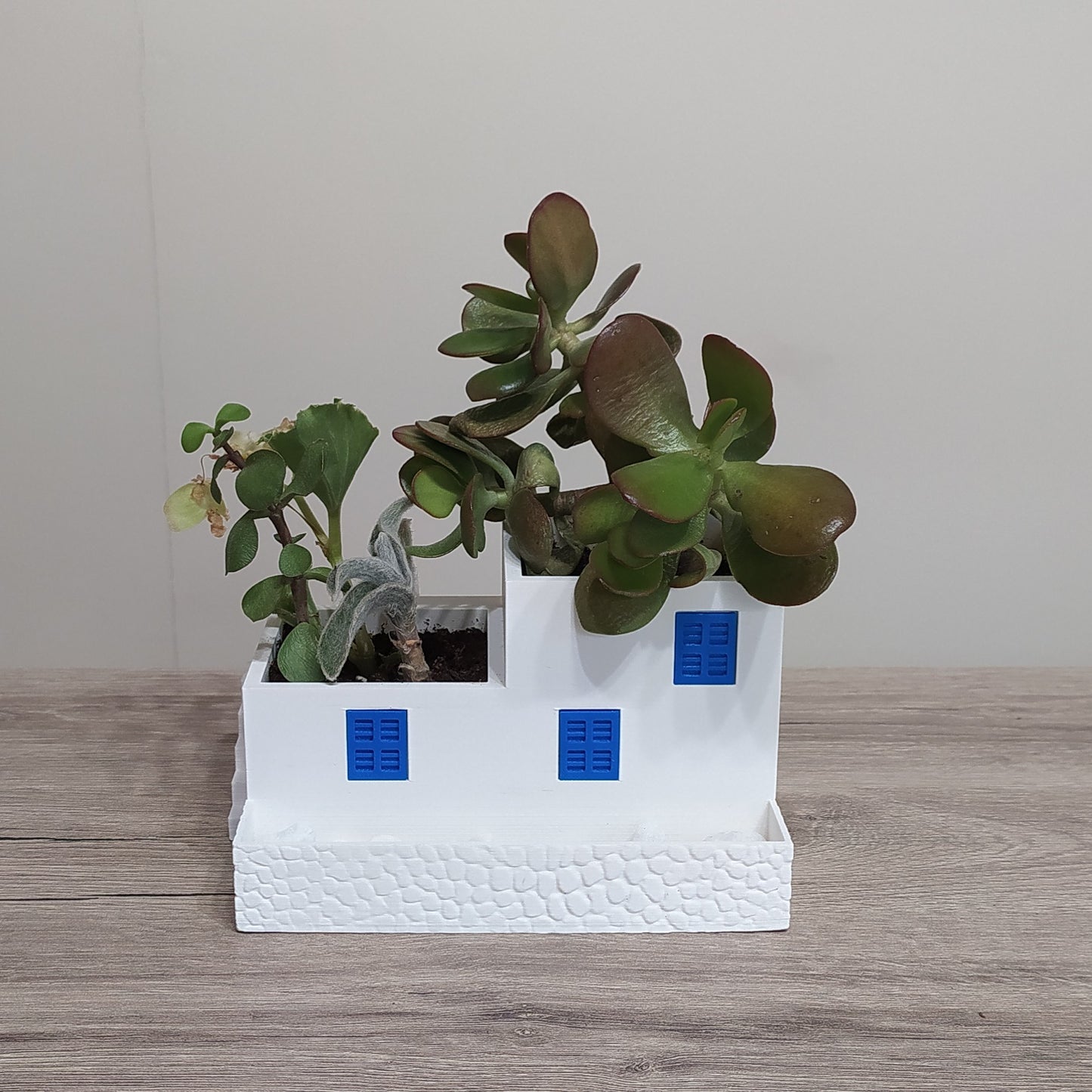 The Mediterranean Villa -  Split Level Planter - 3D Printed Greek Decor