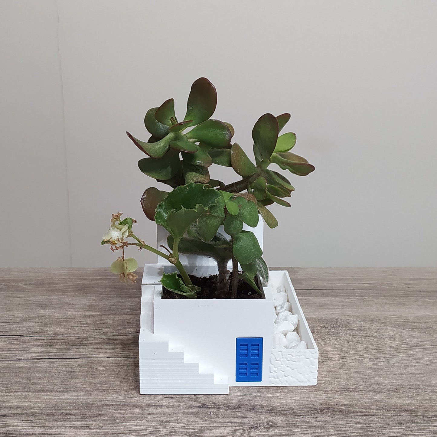 The Mediterranean Villa -  Split Level Planter - 3D Printed Greek Decor