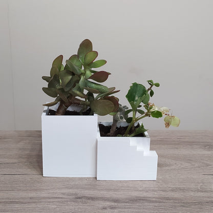 The Mediterranean Villa -  Split Level Planter - 3D Printed Greek Decor