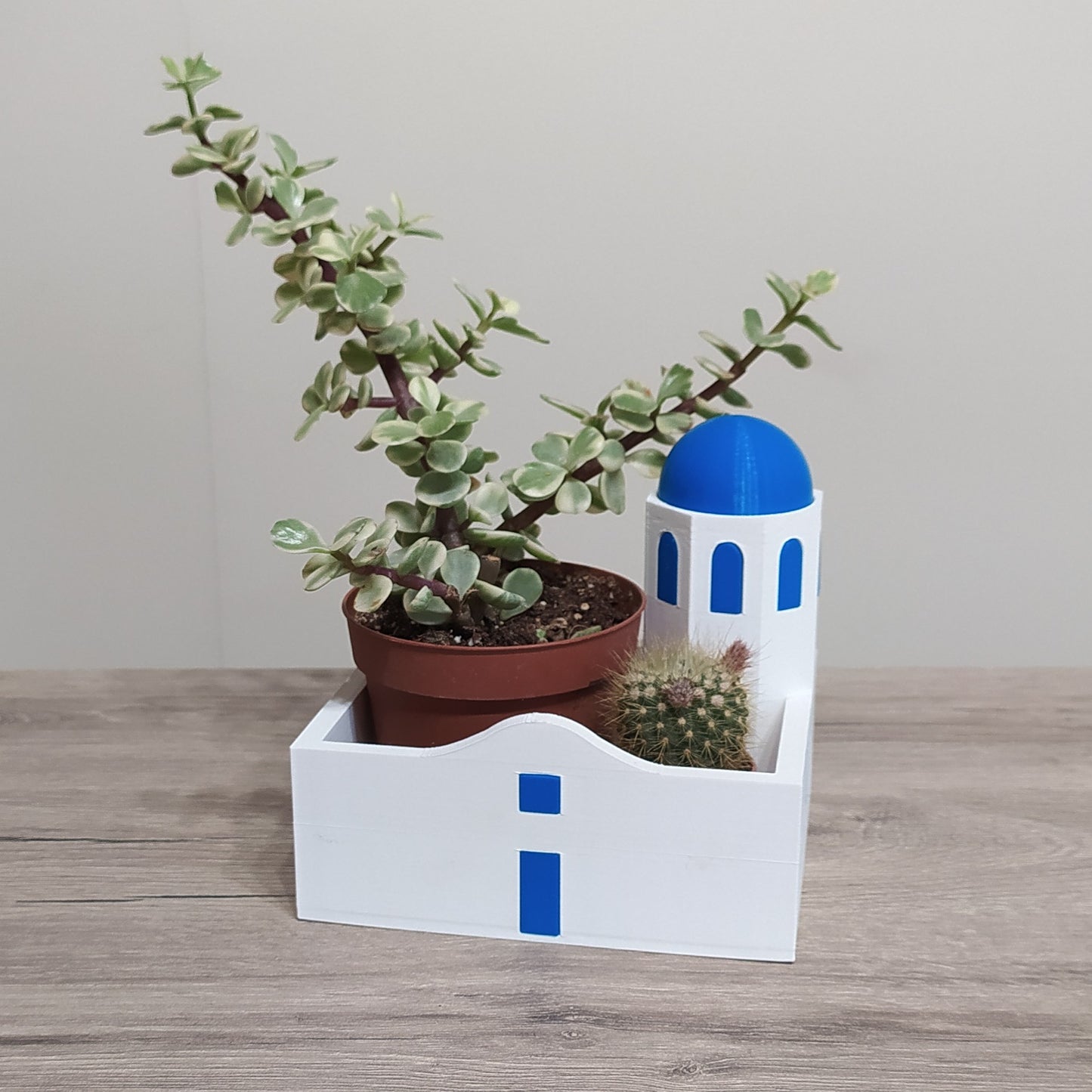 The Aegean Chapel Courtyard Planter - 3D Printed Greek Decor