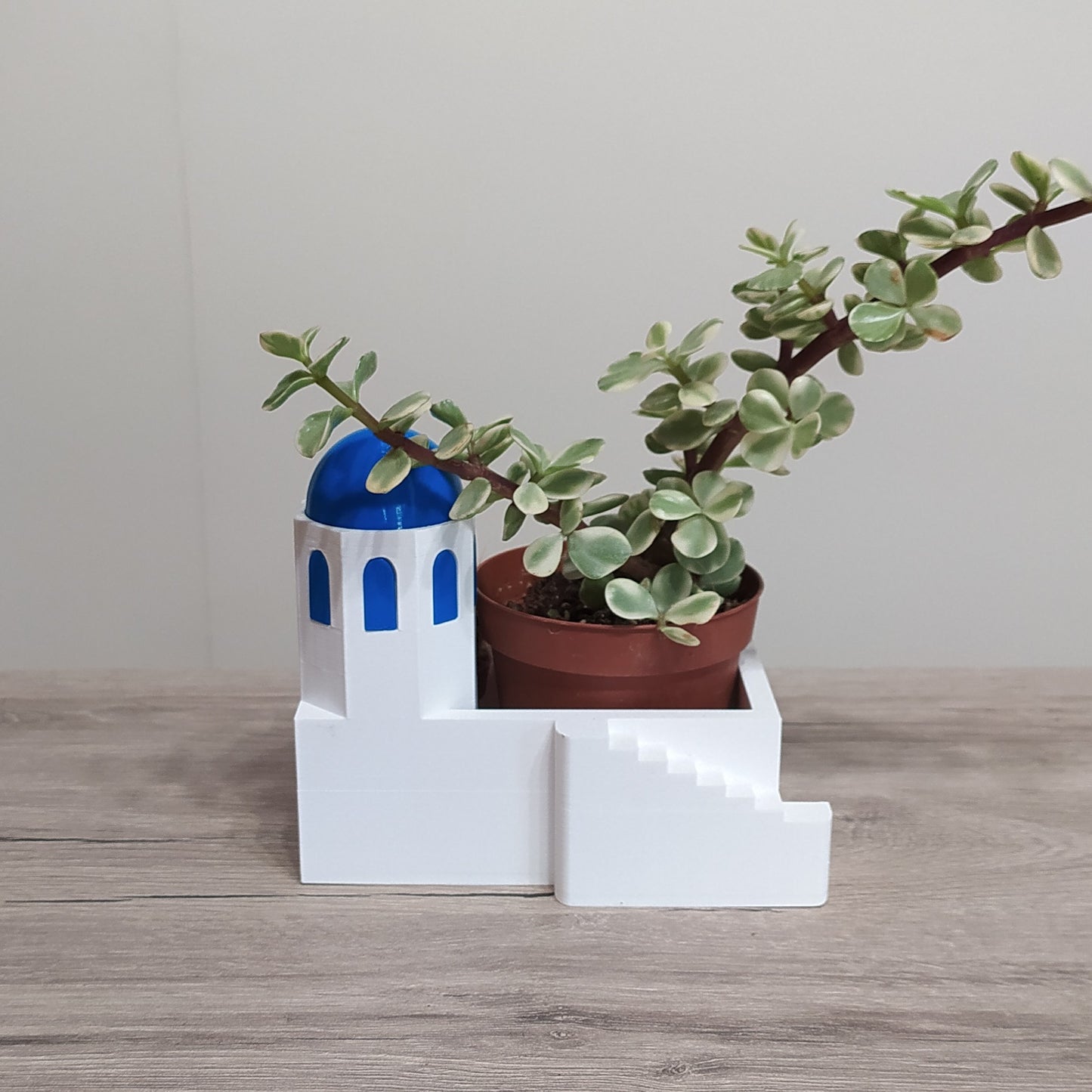 The Aegean Chapel Courtyard Planter - 3D Printed Greek Decor