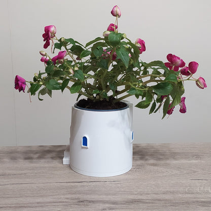 The Tower Steps Round Planter - 3D Printed Greek Decor