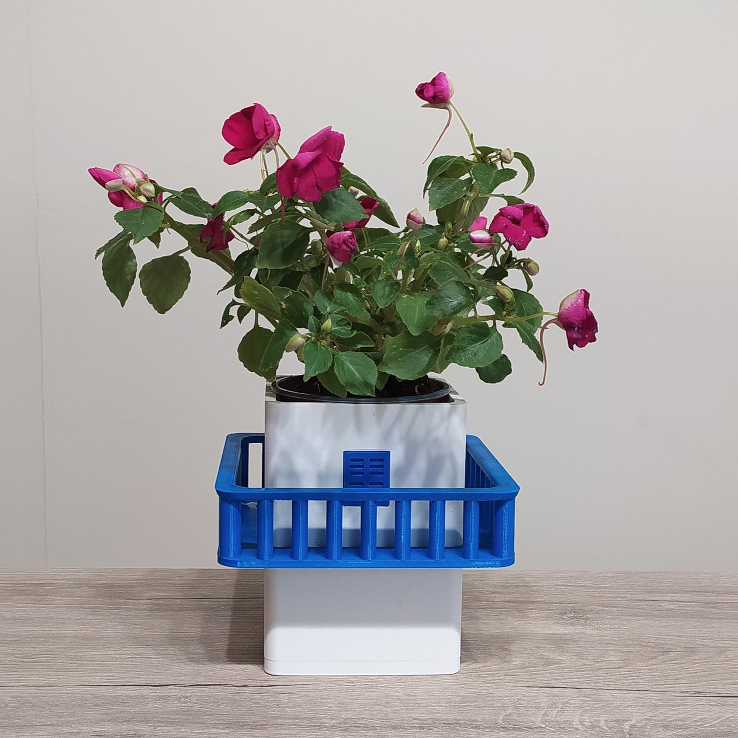 The Cycladic Balcony House Planter - 3D Printed Decor