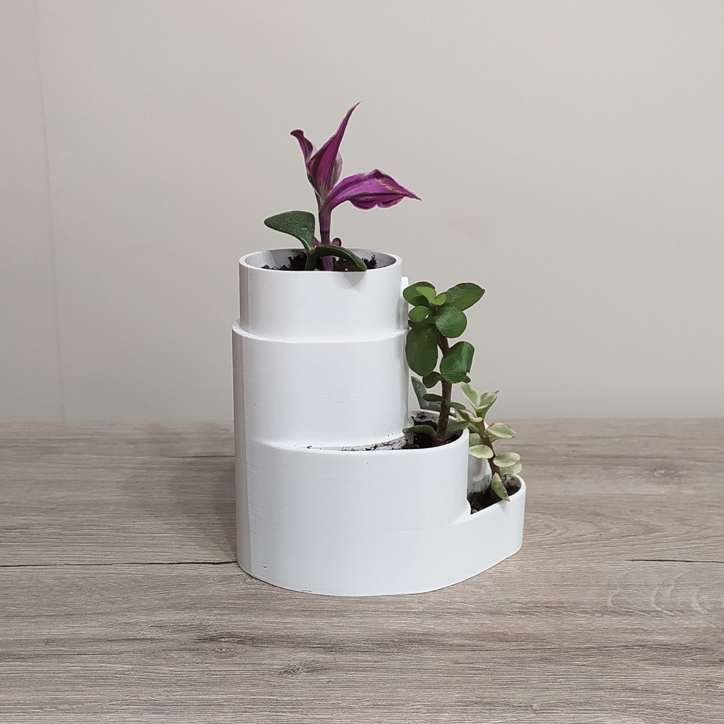 The Aegean Terrace Multi-Tier Planter - 3D Printed Greek Decor