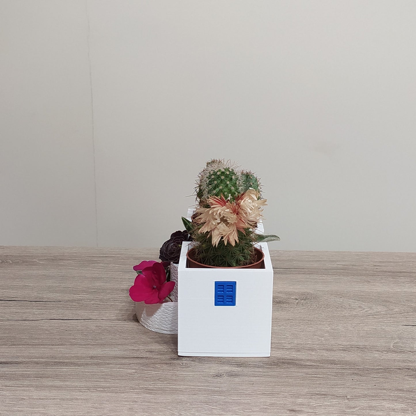 The Village Plaza - Triple Planter - 3D Printed Greek Decor
