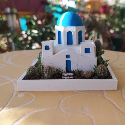 Santorini Succulent Planter | Greek House Planter