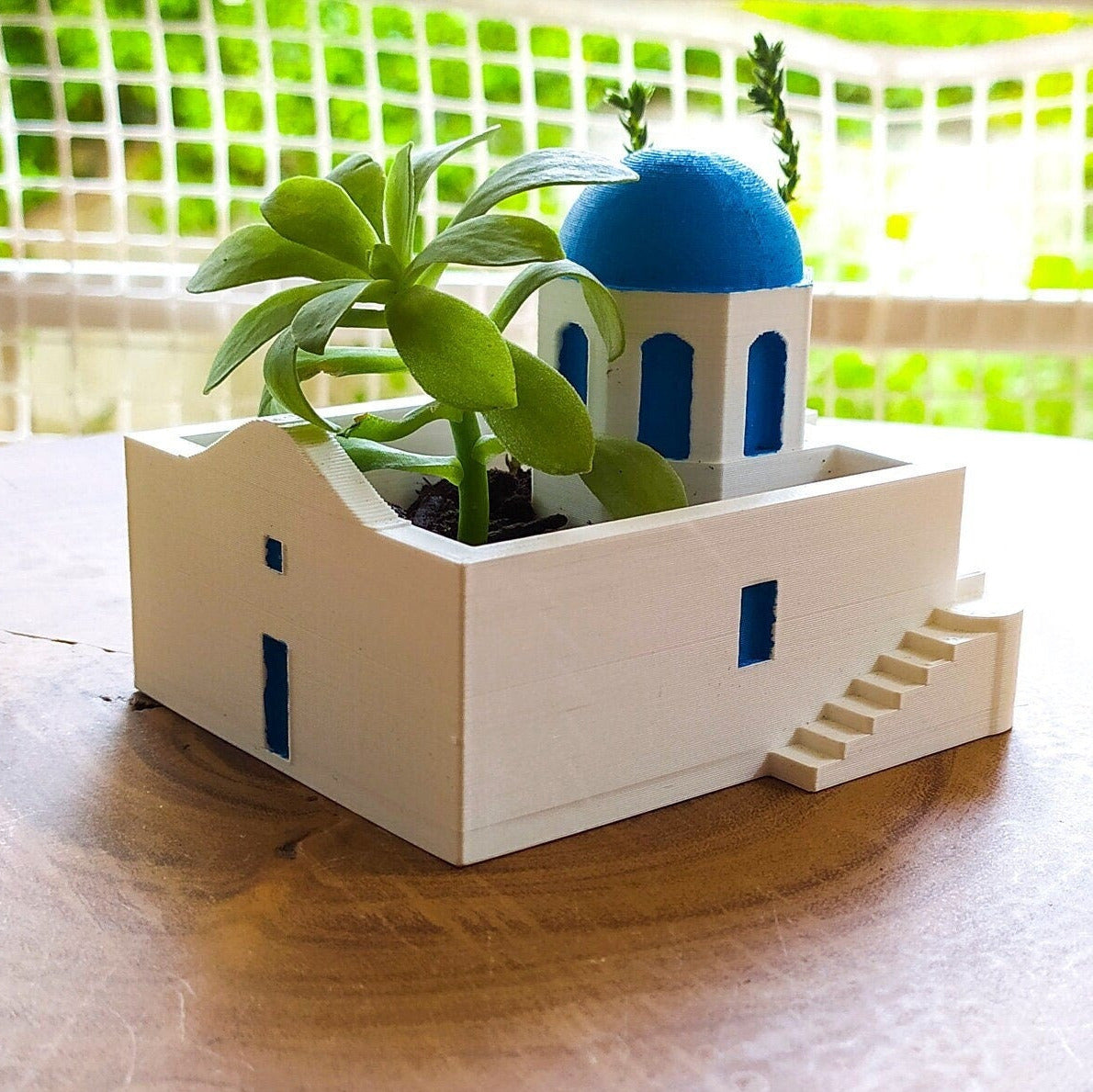 Santorini Planter | Greek Decor