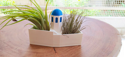Santorini Greece Mediterranean Houses Planter