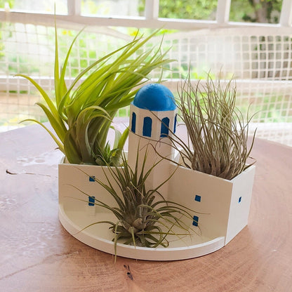 Santorini Greece Mediterranean Houses Planter