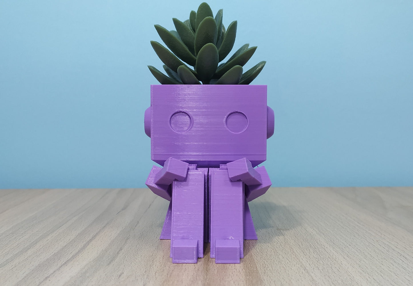 Cute Robot Succulent Planter | Desk Organizer | Desktop Decor