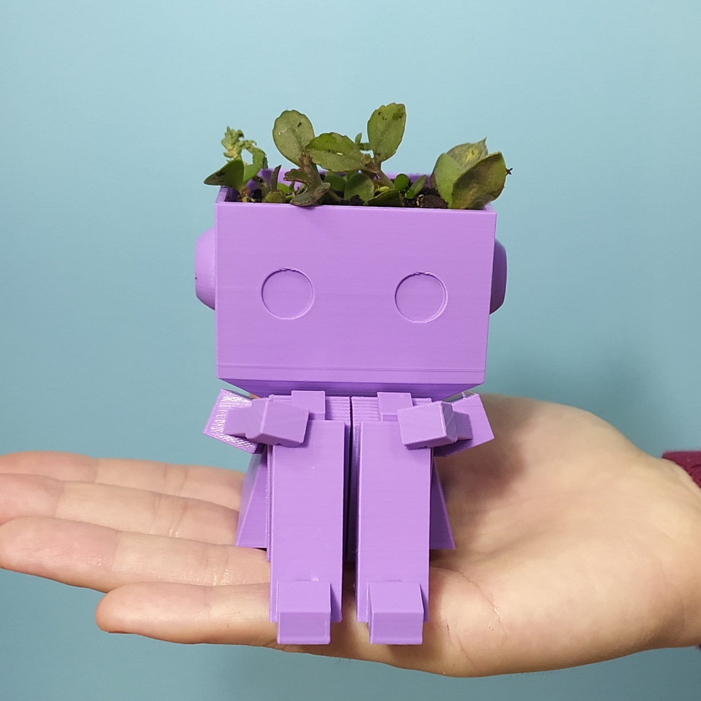 Cute Robot Succulent Planter | Desk Organizer | Desktop Decor