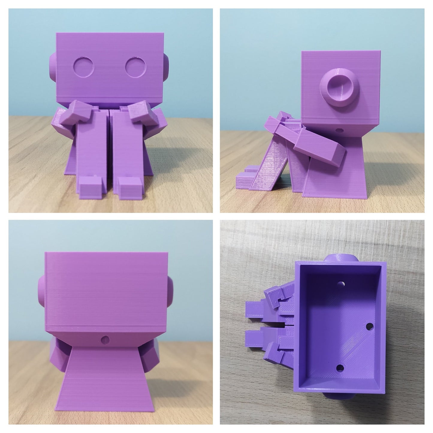 Cute Robot Succulent Planter | Desk Organizer | Desktop Decor