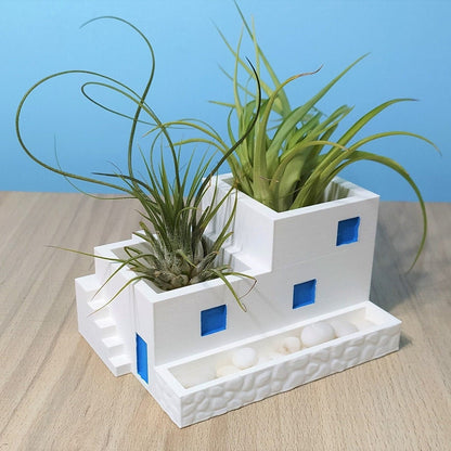 Santorini Porch Planter | Greek Planter | Greek Decor