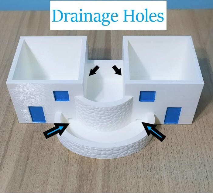 Santorini Balcony Planter | Greek Decor | Greek Planter