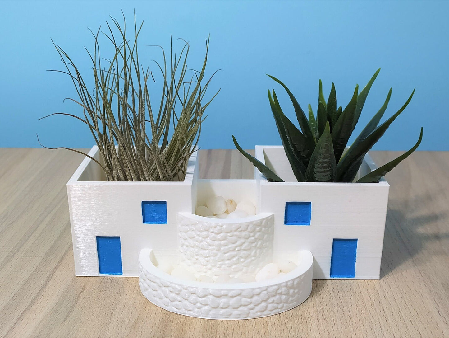Santorini Balcony Planter | Greek Decor | Greek Planter