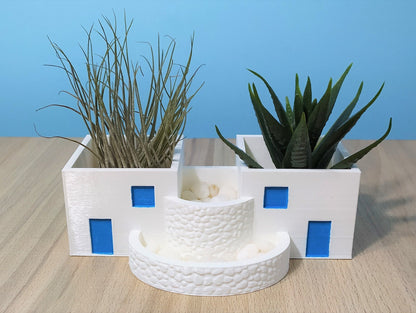 Santorini Balcony Planter | Greek Decor | Greek Planter