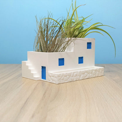 Santorini Porch Planter | Greek Planter | Greek Decor