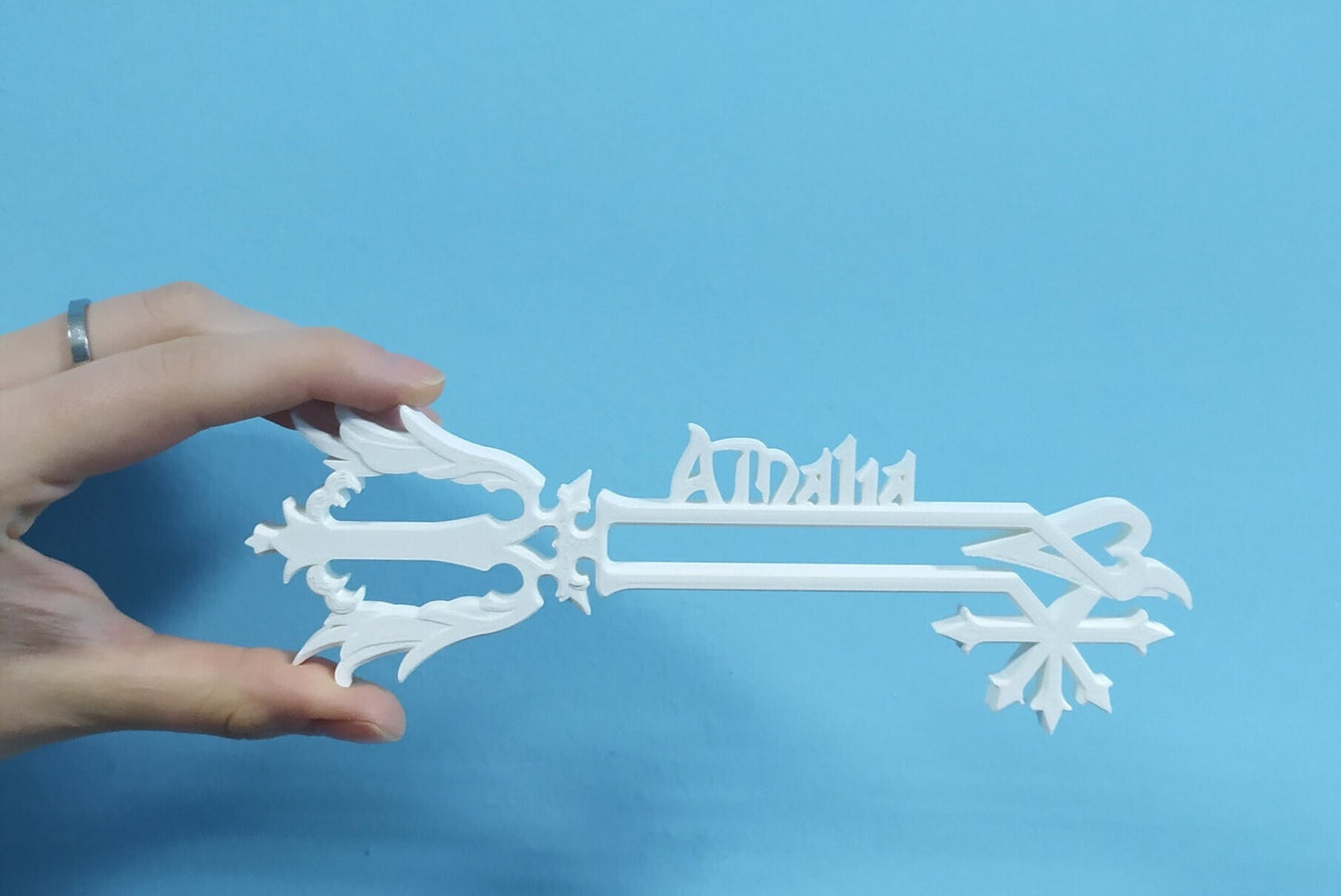 Personalized Oathkeeper Keyblade with Custom Name | Kingdom Hearts Inspired