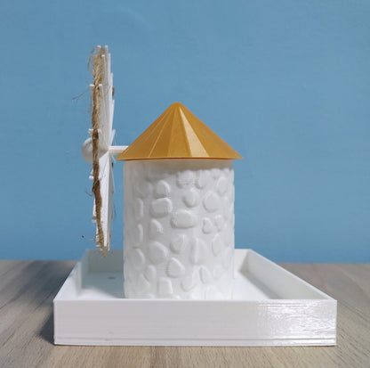 Mylos Windmill Planter | Greece Mediterranean Planter