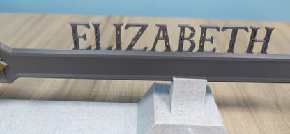 Personalized Triforce Master Sword with Custom Name | Zelda Inspired