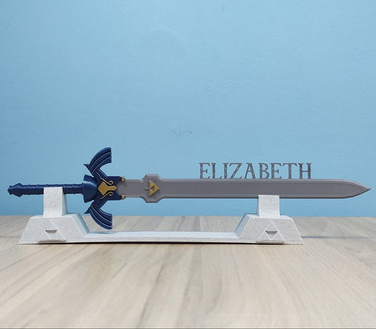 Personalized Triforce Master Sword with Custom Name | Zelda Inspired