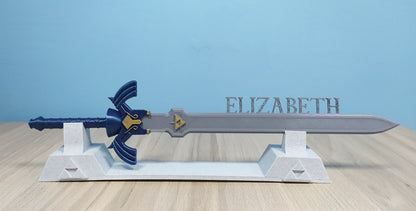 Personalized Triforce Master Sword with Custom Name | Zelda Inspired
