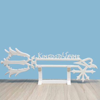 Personalized Oathkeeper Keyblade with Custom Name | Kingdom Hearts Inspired