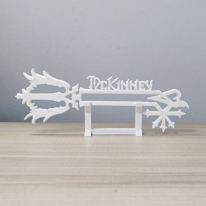 Personalized Oathkeeper Keyblade with Custom Name | Kingdom Hearts Inspired