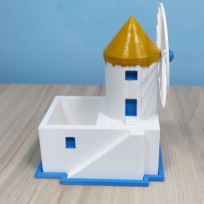 Mykonos Windmill Planter | Greek Planter