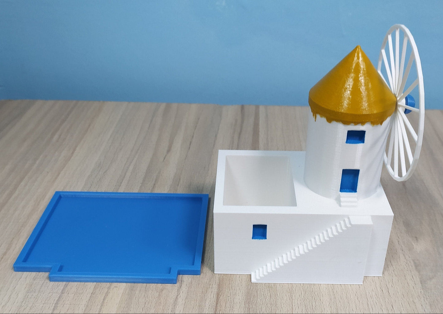 Mykonos Windmill Planter | Greek Planter