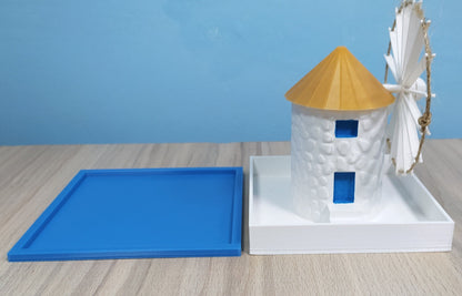 Mylos Windmill Planter | Greece Mediterranean Planter