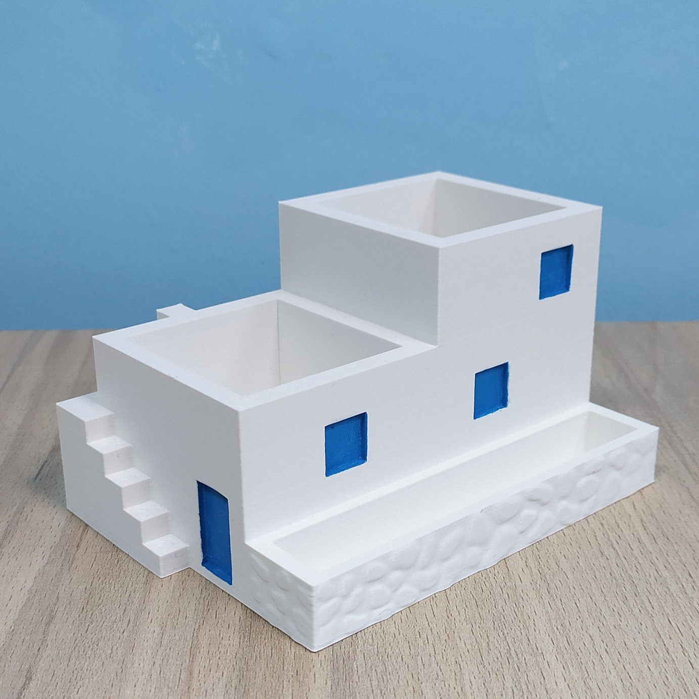 Santorini Porch Planter | Greek Planter | Greek Decor