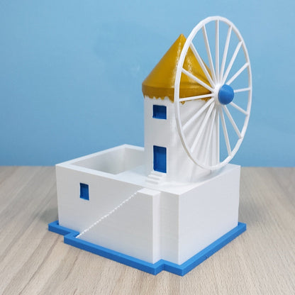 Mykonos Windmill Planter | Greek Planter