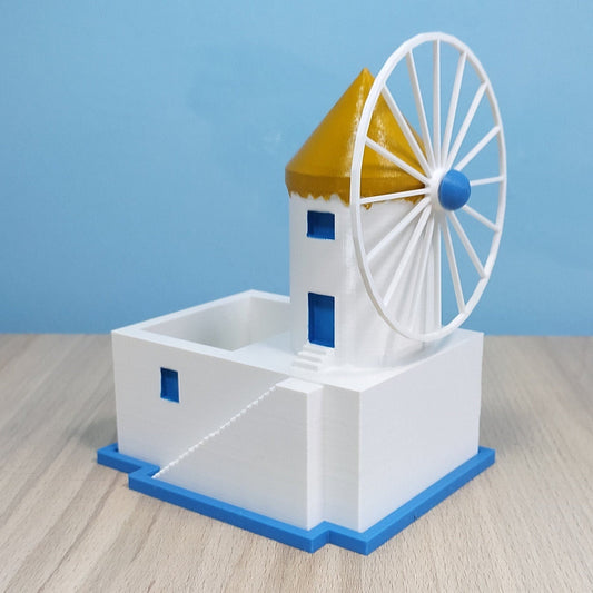 Mykonos Windmill Planter | Greek Planter