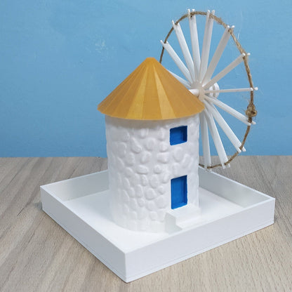 Mylos Windmill Planter | Greece Mediterranean Planter