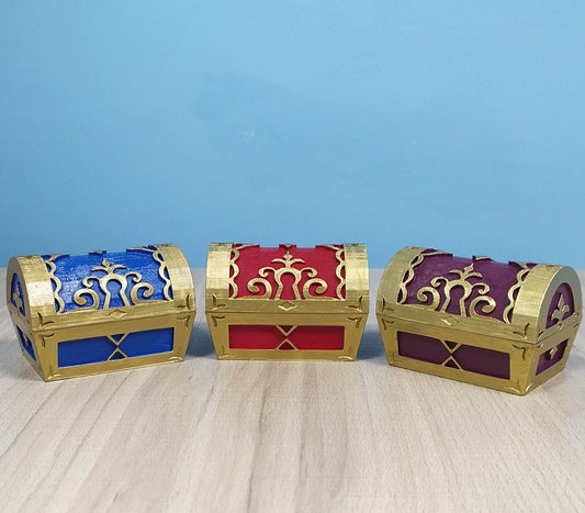 Custom Colored KH Chest | Hand Painted | Kingdom Hearts Inspired