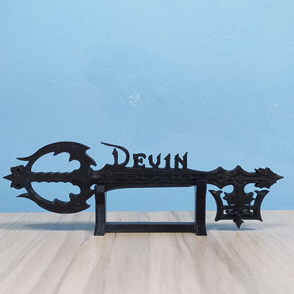 Personalized Oblivion Keyblade with Custom Name | Kingdom Hearts Inspired