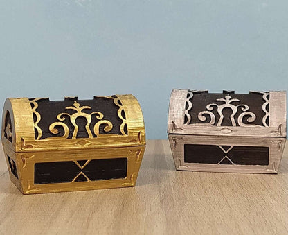 Custom Colored KH Chest | Hand Painted | Kingdom Hearts Inspired